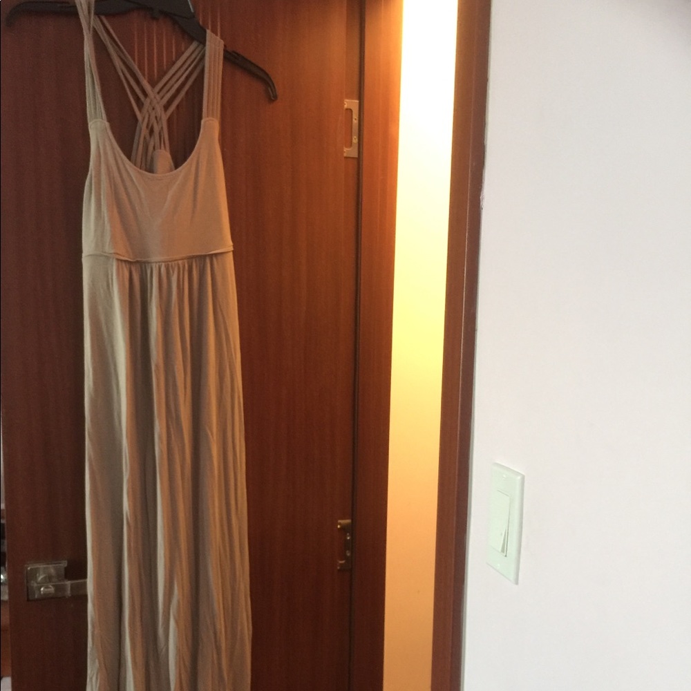 Calvin Klein cross back maxi dress